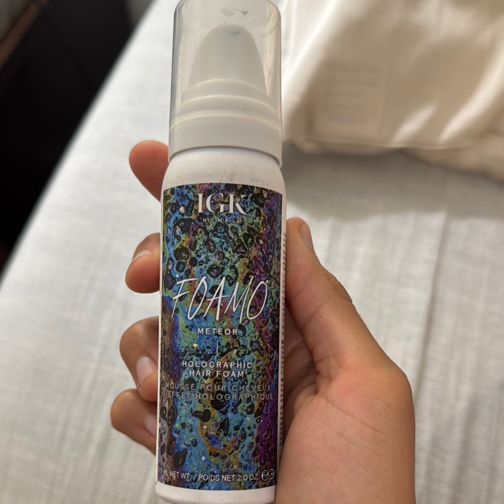 IGK Foamo Meteor Holographic Hair Foam